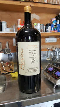 Giant wine bottle