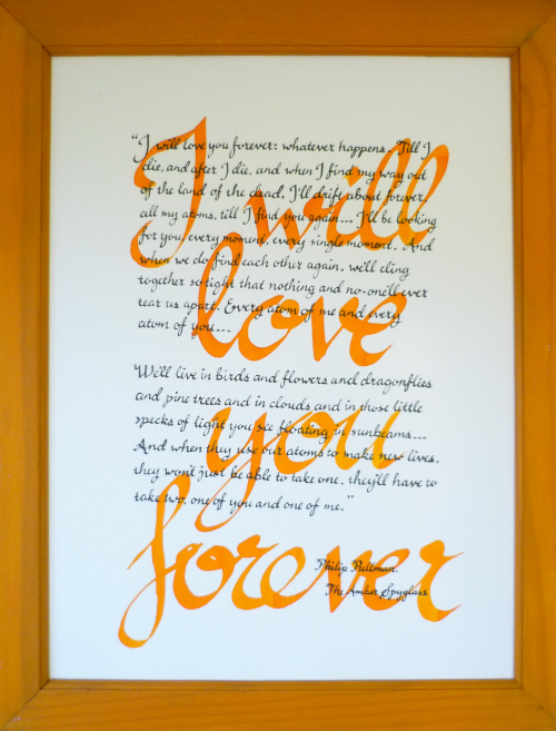 I will love you forever