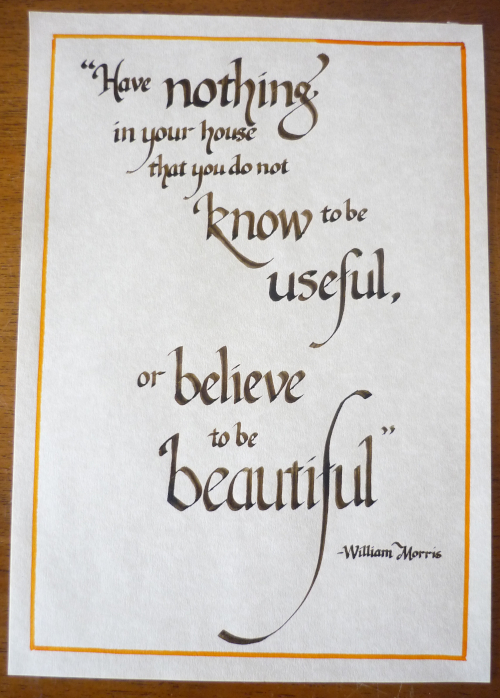 William Morris quote