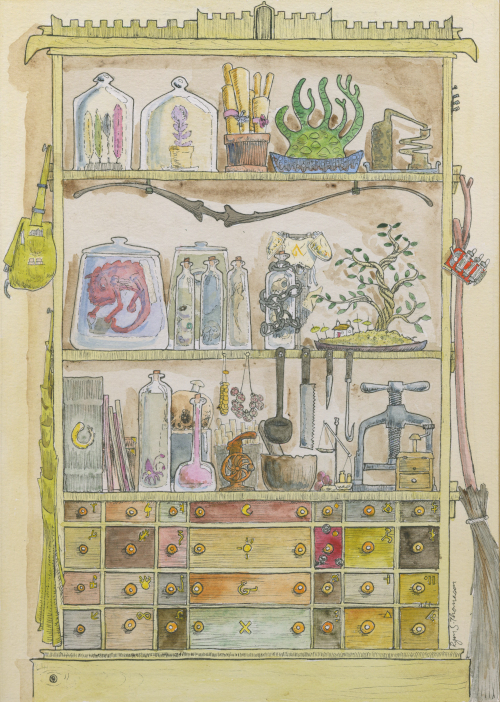 Apothecary cabinet